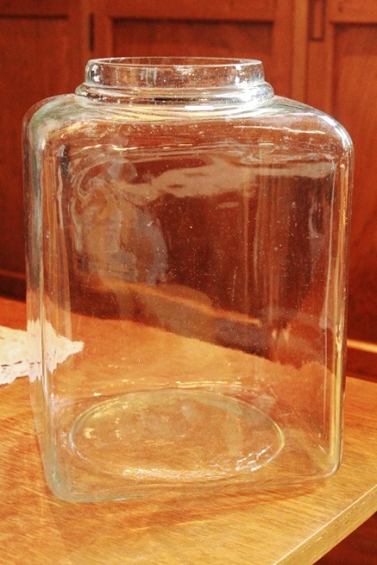81　菓子瓶　ガラス瓶　レトロなガラス瓶　テラリウム　植物